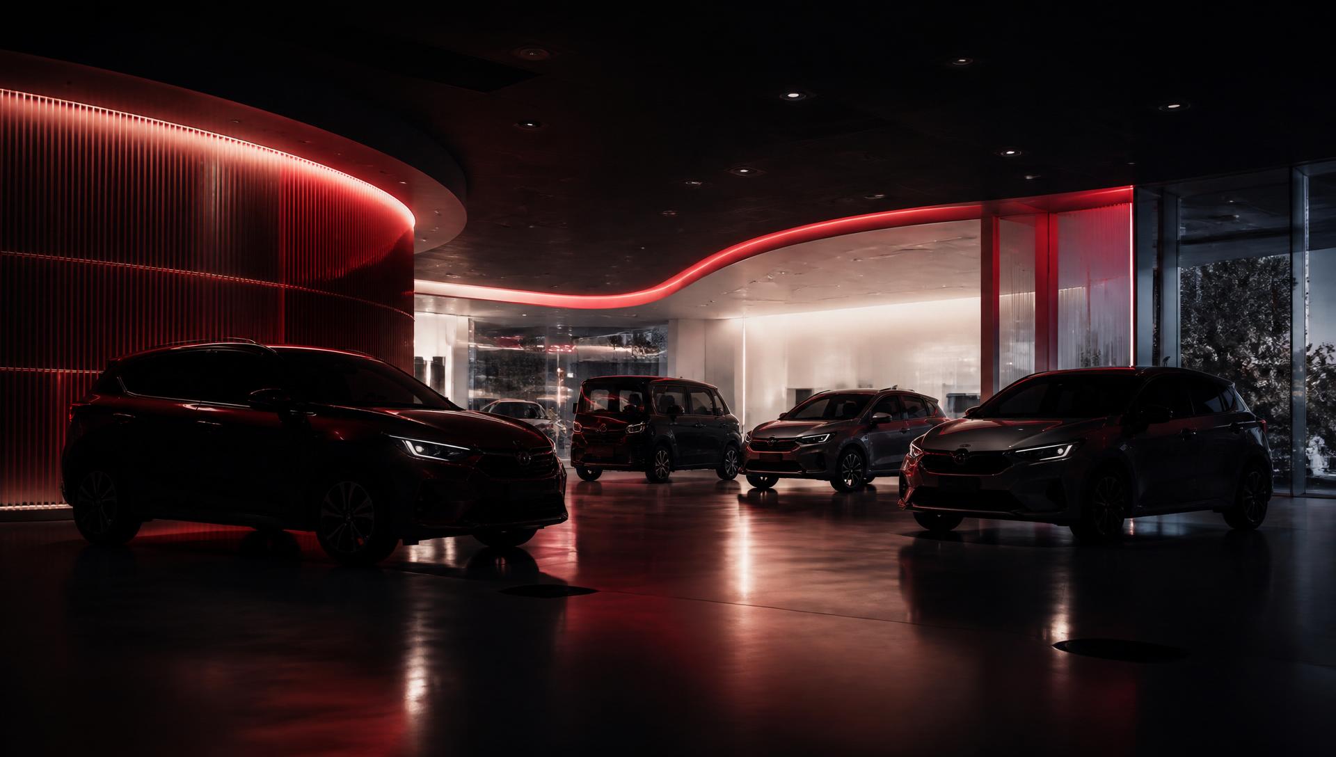 Daihatsu SUV di jalan pegunungan Indonesia